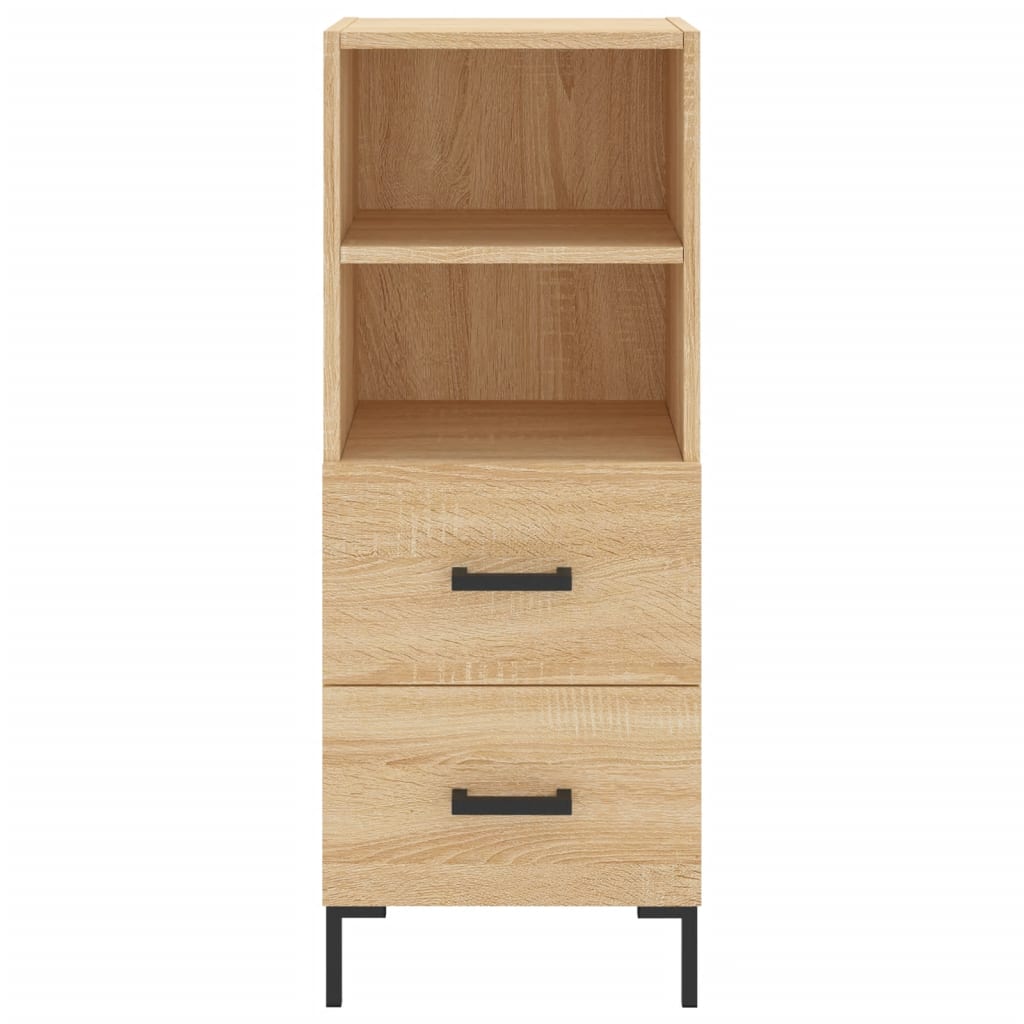 Image Buffet haut Chêne sonoma 34,5x34x180 cm Bois d'ingénierie | Xios Store SNC vidaXL Xios Store SNC