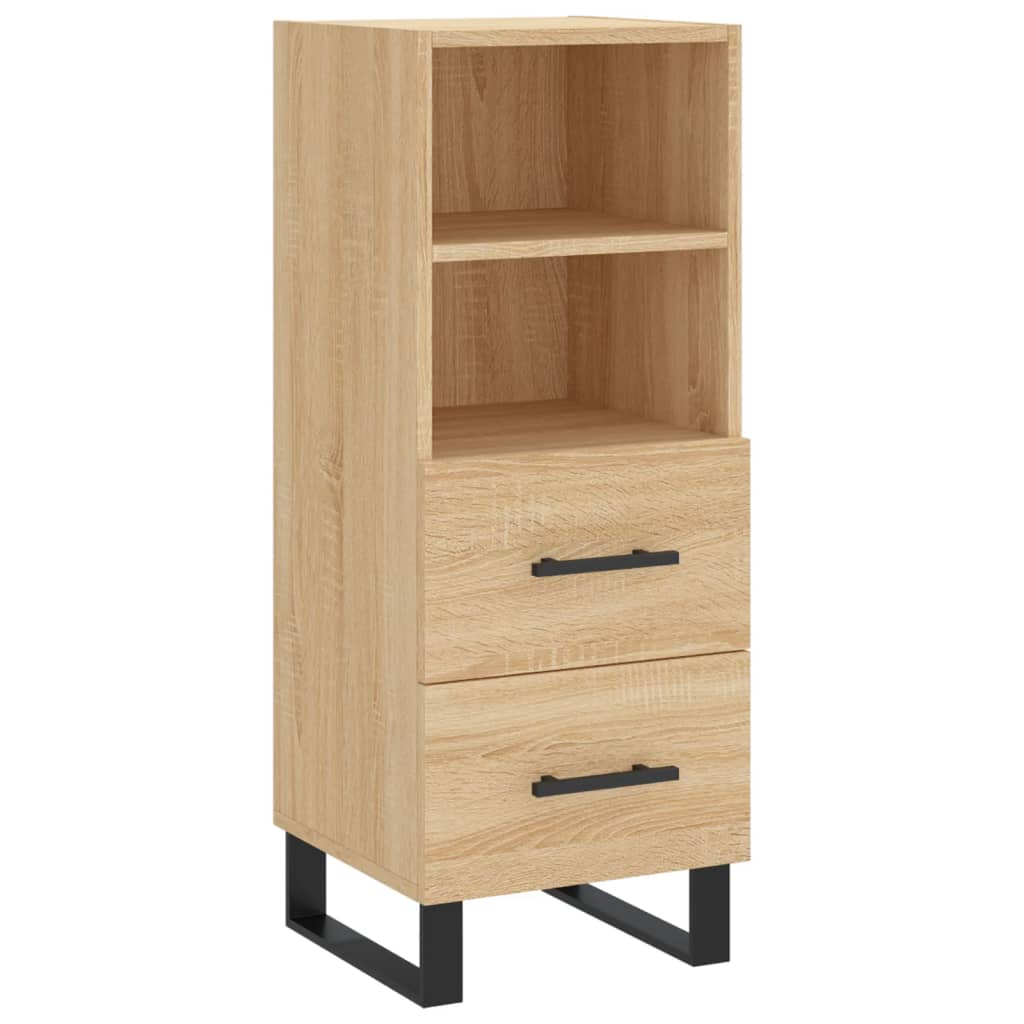 Image Buffet haut Chêne sonoma 34,5x34x180 cm Bois d'ingénierie | Xios Store SNC vidaXL Xios Store SNC