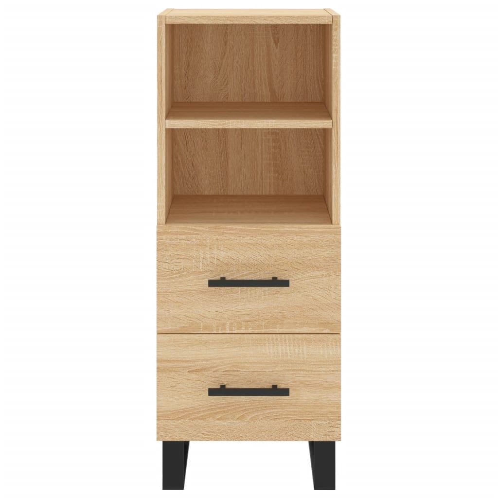 Image Buffet haut Chêne sonoma 34,5x34x180 cm Bois d'ingénierie | Xios Store SNC vidaXL Xios Store SNC