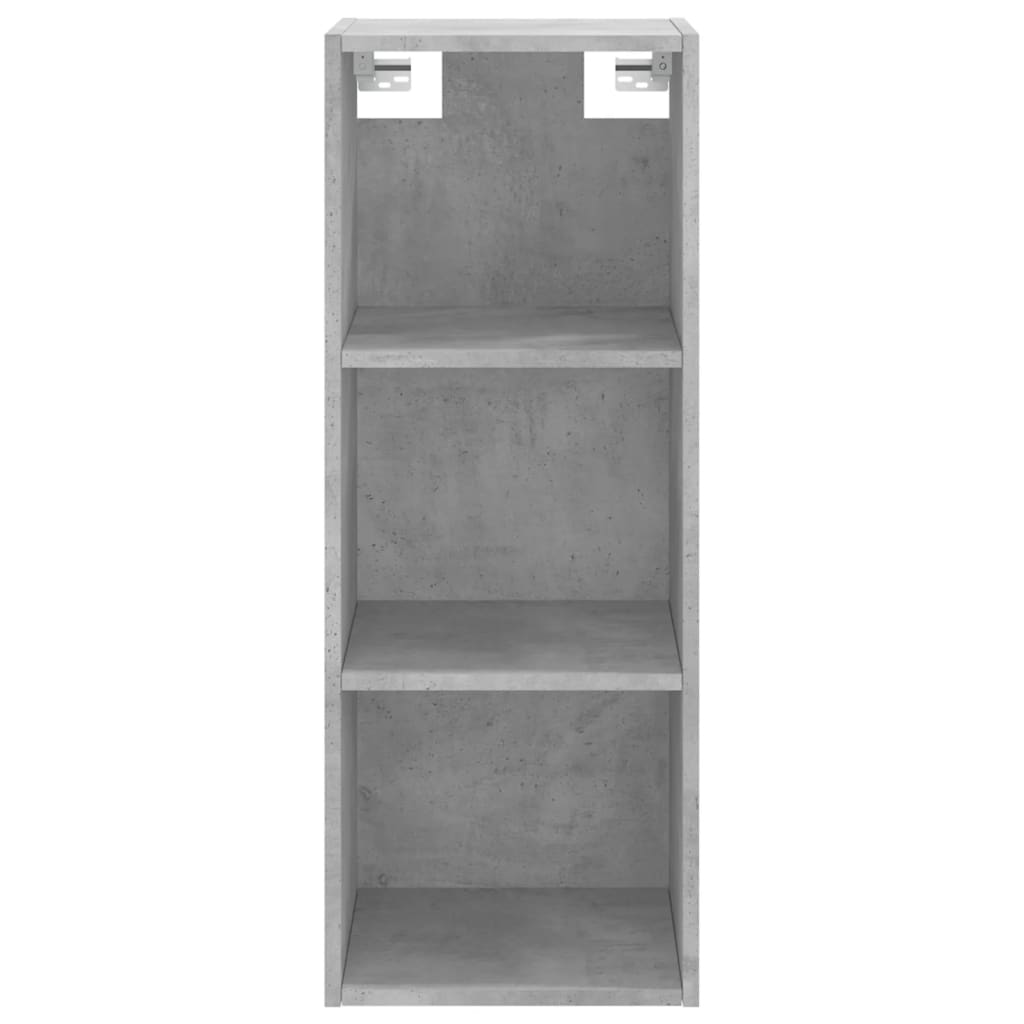 Image Buffet haut Gris béton 34,5x34x180 cm Bois d'ingénierie | Xios Store SNC vidaXL Xios Store SNC