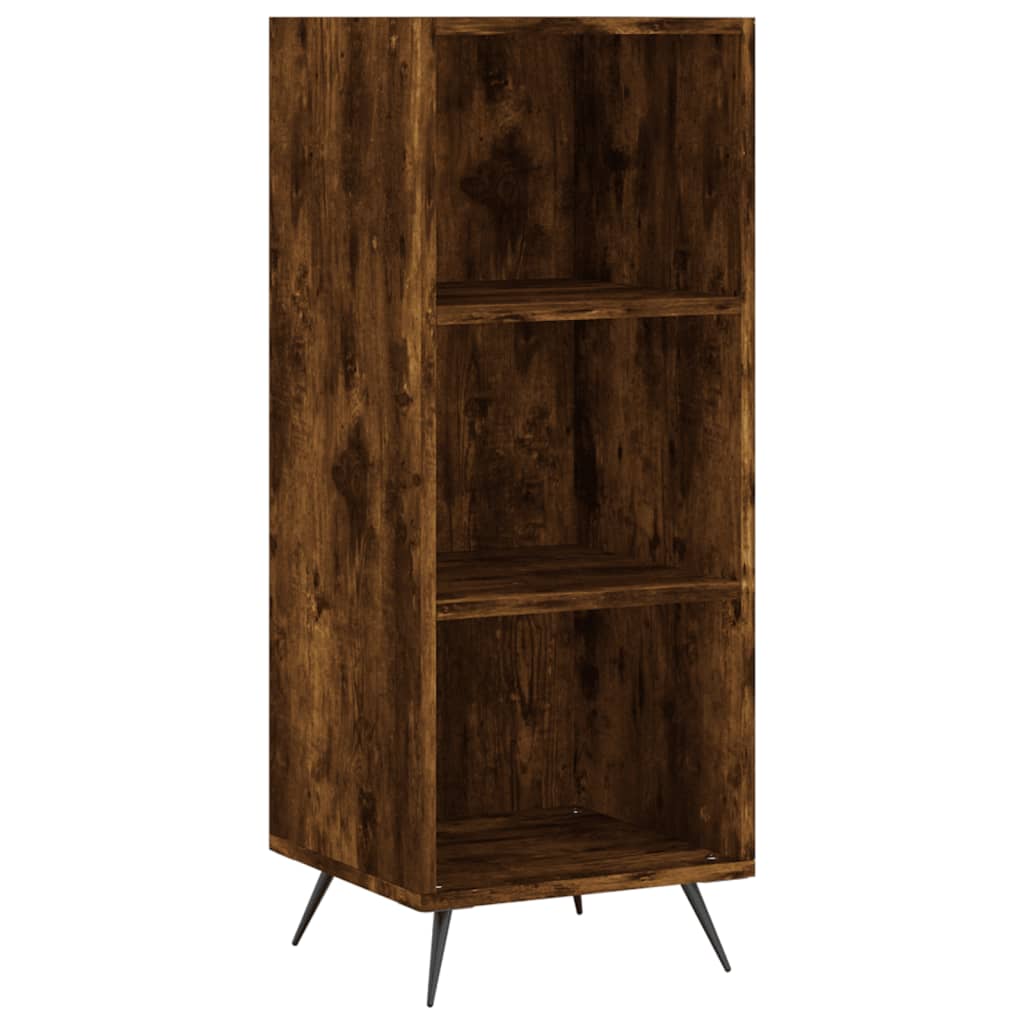 Image Buffet haut Chêne fumé 34,5x32,5x180 cm Bois d'ingénierie | Xios Store SNC vidaXL Xios Store SNC