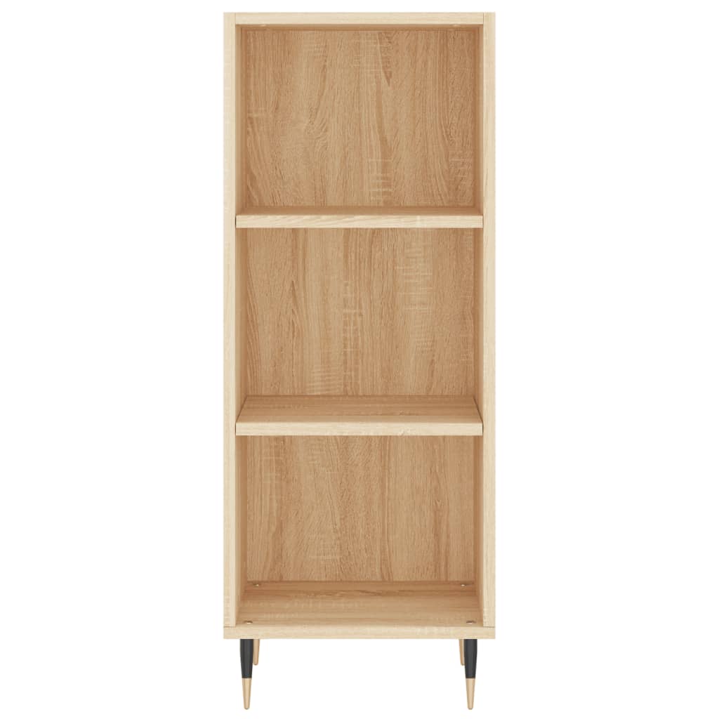 Image Buffet haut Chêne sonoma 34,5x32,5x180 cm Bois d'ingénierie | Xios Store SNC vidaXL Xios Store SNC