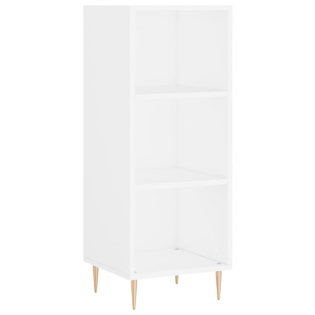 Image Buffet haut Blanc 34,5x32,5x180 cm Bois d'ingénierie | Xios Store SNC vidaXL Xios Store SNC