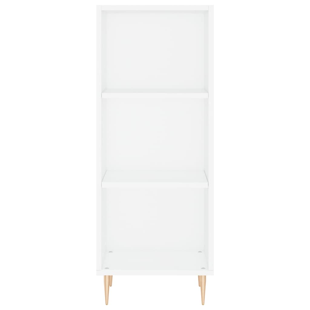 Image Buffet haut Blanc 34,5x32,5x180 cm Bois d'ingénierie | Xios Store SNC vidaXL Xios Store SNC