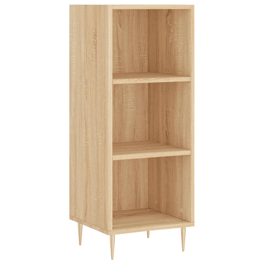 Image Buffet haut Chêne sonoma 34,5x32,5x180 cm Bois d'ingénierie | Xios Store SNC vidaXL Xios Store SNC