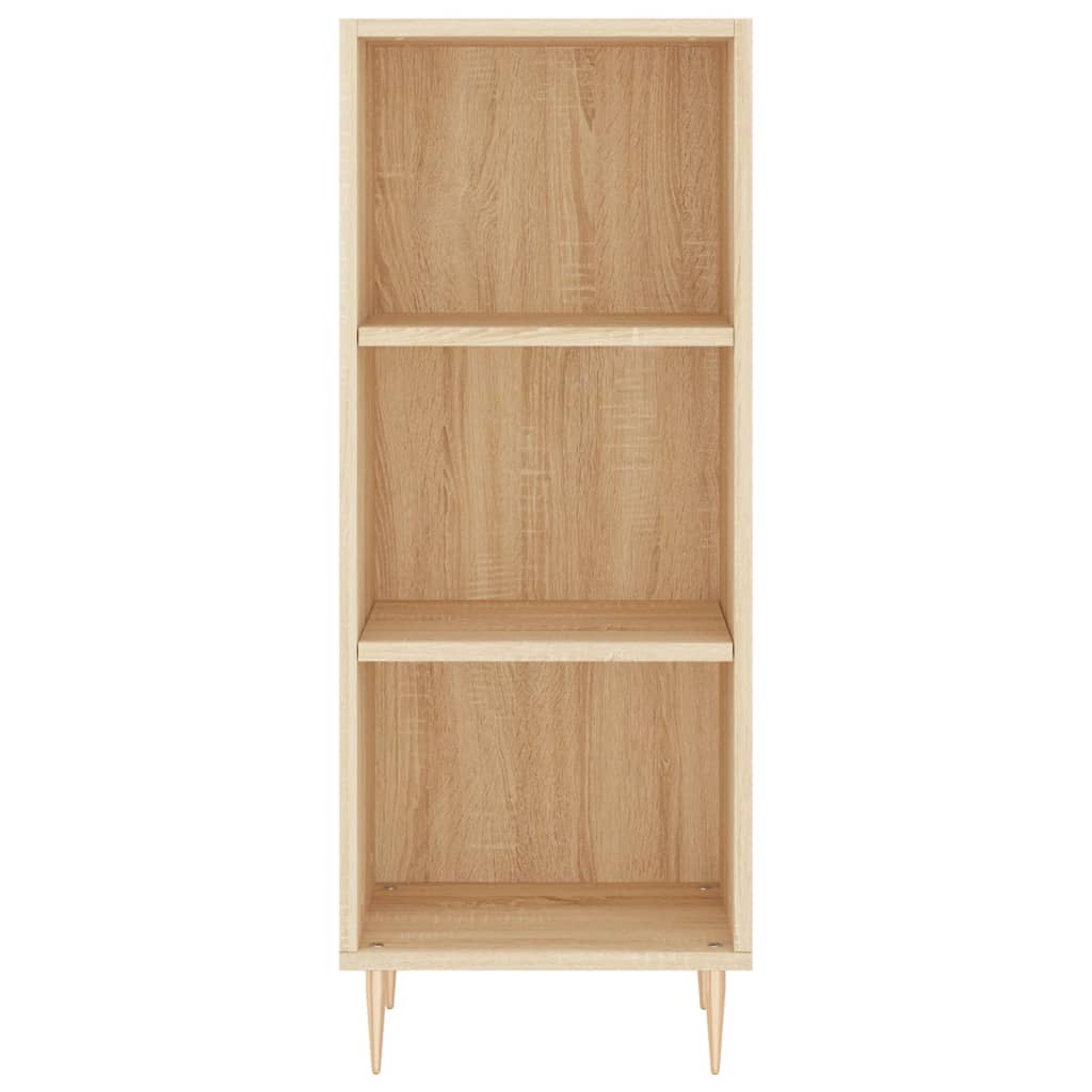 Image Buffet haut Chêne sonoma 34,5x32,5x180 cm Bois d'ingénierie | Xios Store SNC vidaXL Xios Store SNC