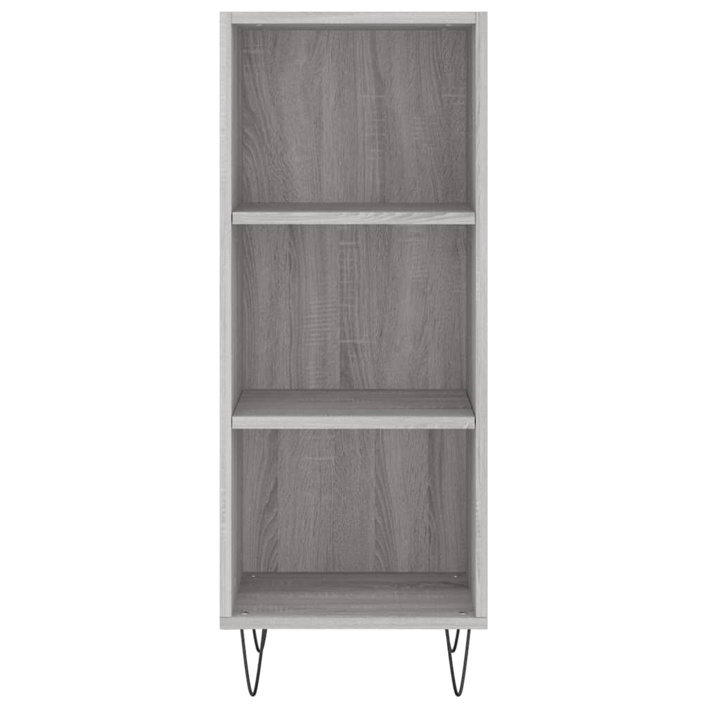 Image Buffet haut Sonoma gris 34,5x32,5x180 cm Bois d'ingénierie | Xios Store SNC vidaXL Xios Store SNC