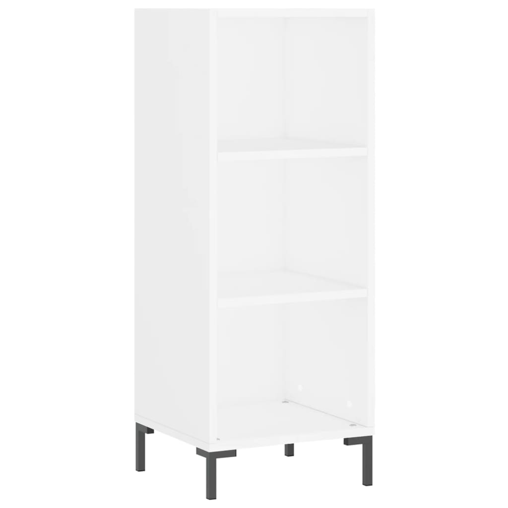 Image Buffet haut Blanc 34,5x32,5x180 cm Bois d'ingénierie | Xios Store SNC vidaXL Xios Store SNC