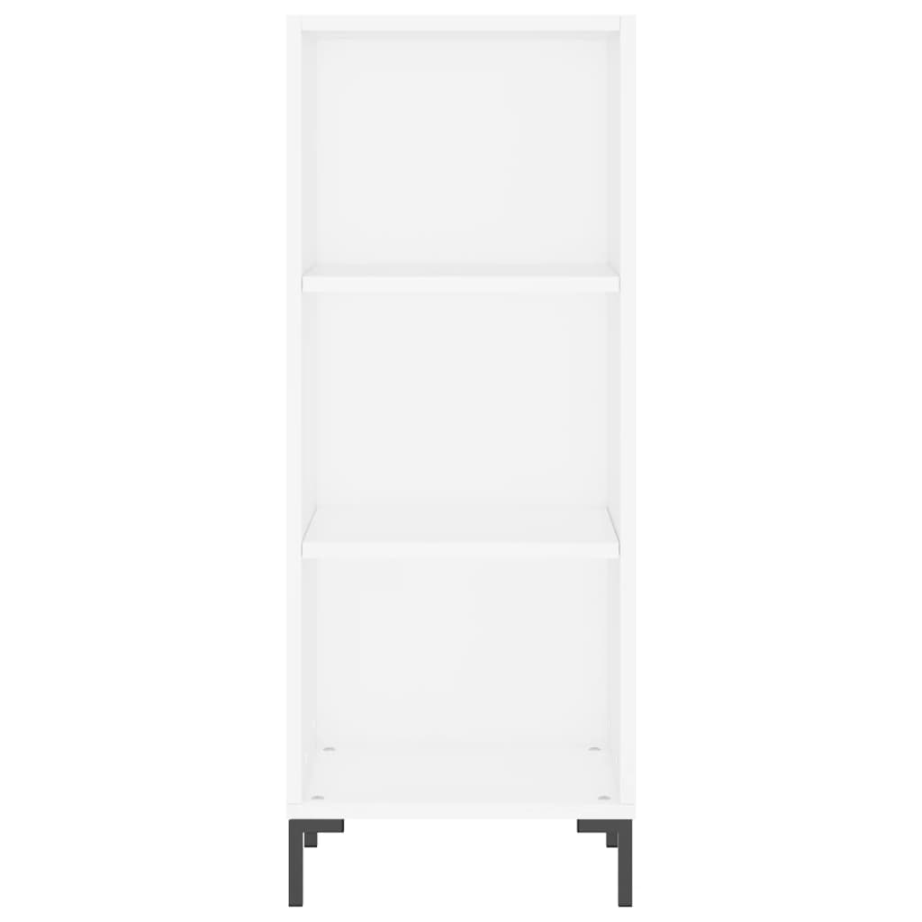 Image Buffet haut Blanc 34,5x32,5x180 cm Bois d'ingénierie | Xios Store SNC vidaXL Xios Store SNC