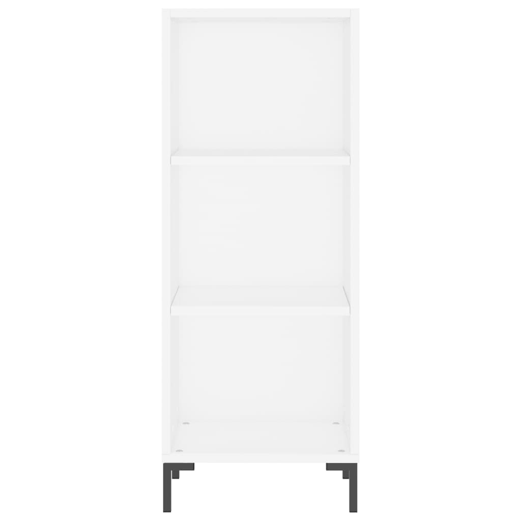 Image Buffet haut Blanc brillant 34,5x32,5x180 cm Bois d'ingénierie | Xios Store SNC vidaXL Xios Store SNC