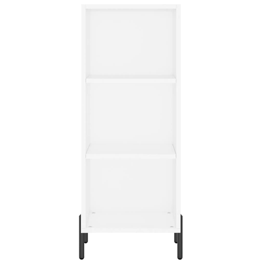 Image Buffet haut Blanc 34,5x32,5x180 cm Bois d'ingénierie | Xios Store SNC vidaXL Xios Store SNC