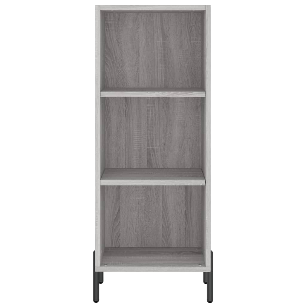 Image Buffet haut Sonoma gris 34,5x32,5x180 cm Bois d'ingénierie | Xios Store SNC vidaXL Xios Store SNC