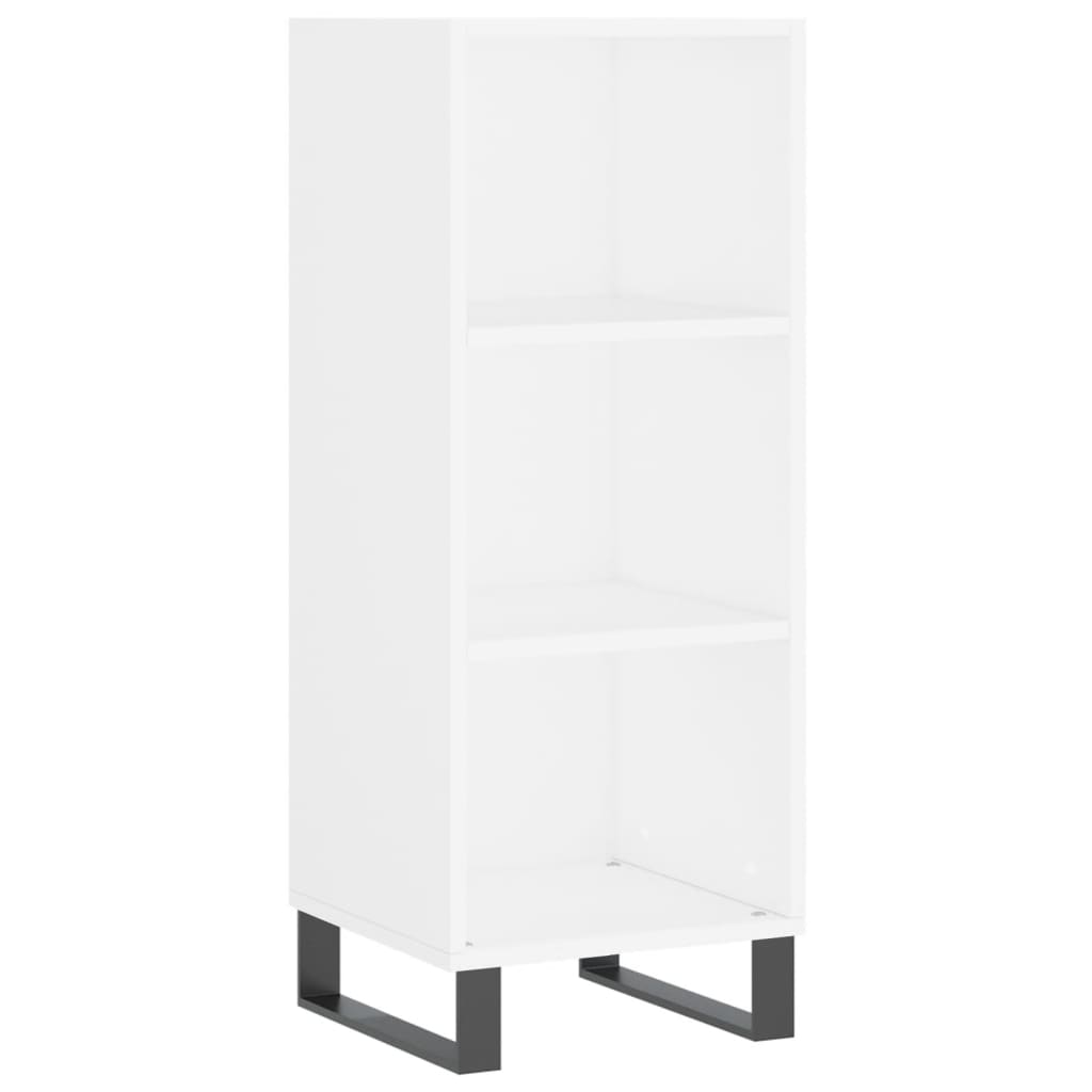 Image Buffet haut Blanc 34,5x32,5x180 cm Bois d'ingénierie | Xios Store SNC vidaXL Xios Store SNC