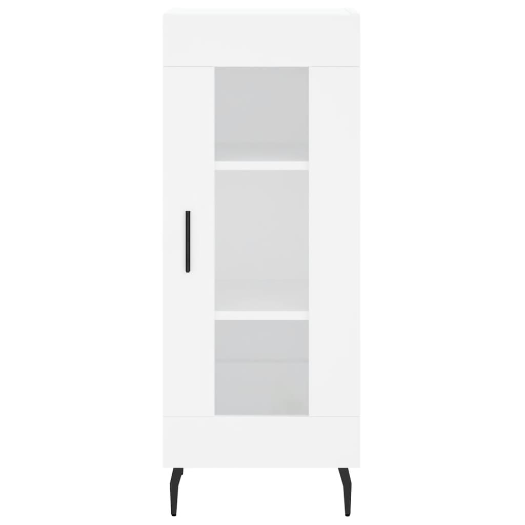 Image Buffet haut Blanc 34,5x34x180 cm Bois d'ingénierie | Xios Store SNC vidaXL Xios Store SNC