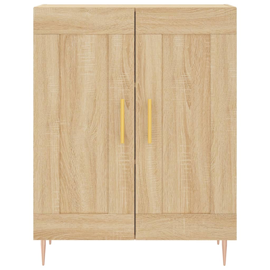 Image Buffet haut Chêne sonoma 69,5x34x180 cm Bois d'ingénierie | Xios Store SNC vidaXL Xios Store SNC