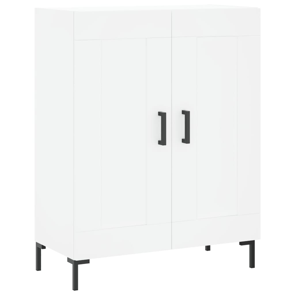 Image Buffet haut Blanc 69,5x34x180 cm Bois d'ingénierie | Xios Store SNC vidaXL Xios Store SNC