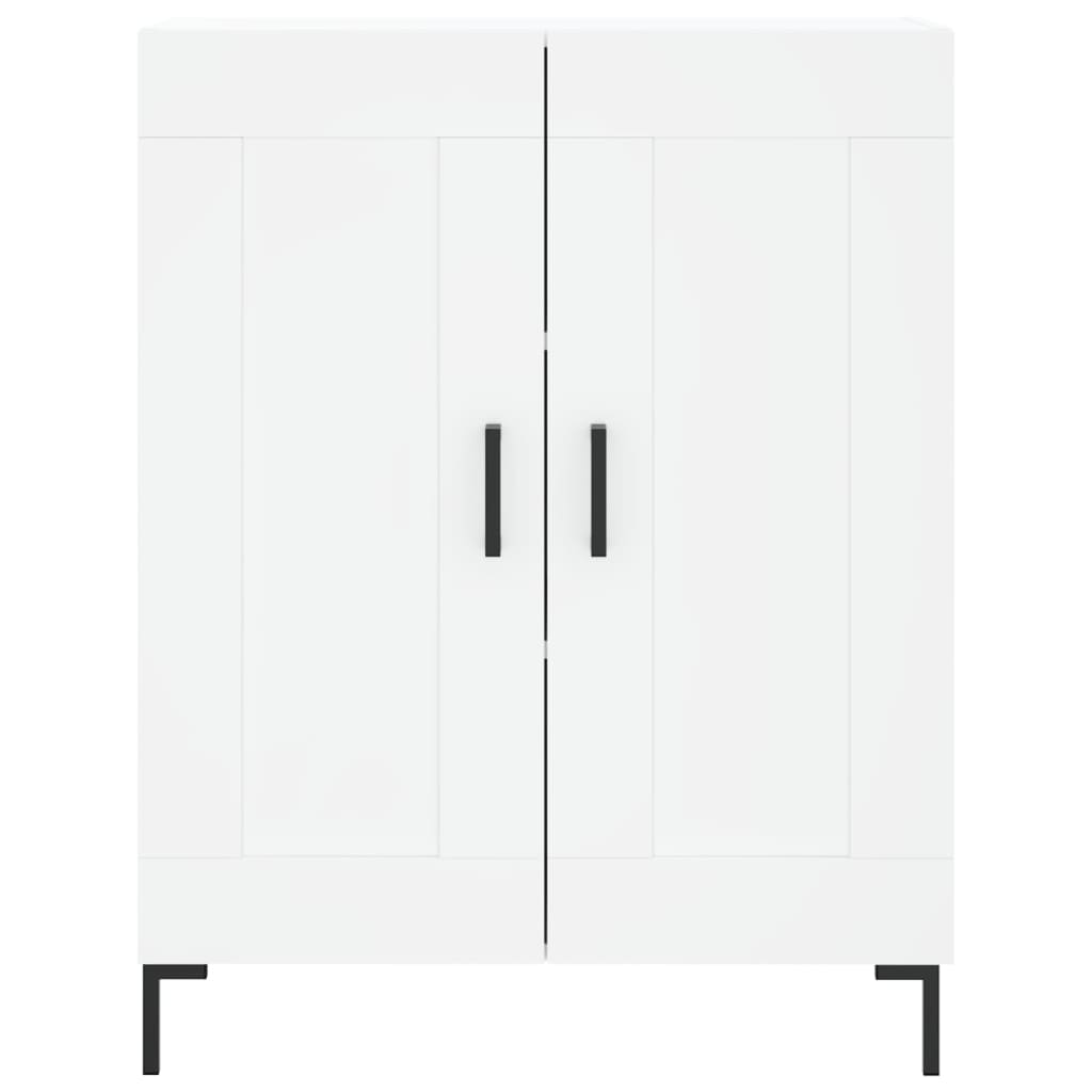 Image Buffet haut Blanc 69,5x34x180 cm Bois d'ingénierie | Xios Store SNC vidaXL Xios Store SNC