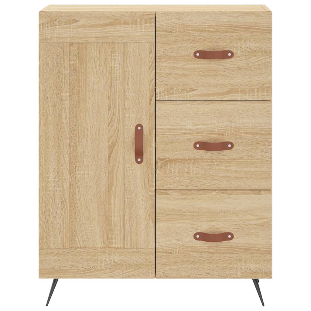 Image Buffet haut Chêne sonoma 69,5x34x180 cm Bois d'ingénierie | Xios Store SNC vidaXL Xios Store SNC