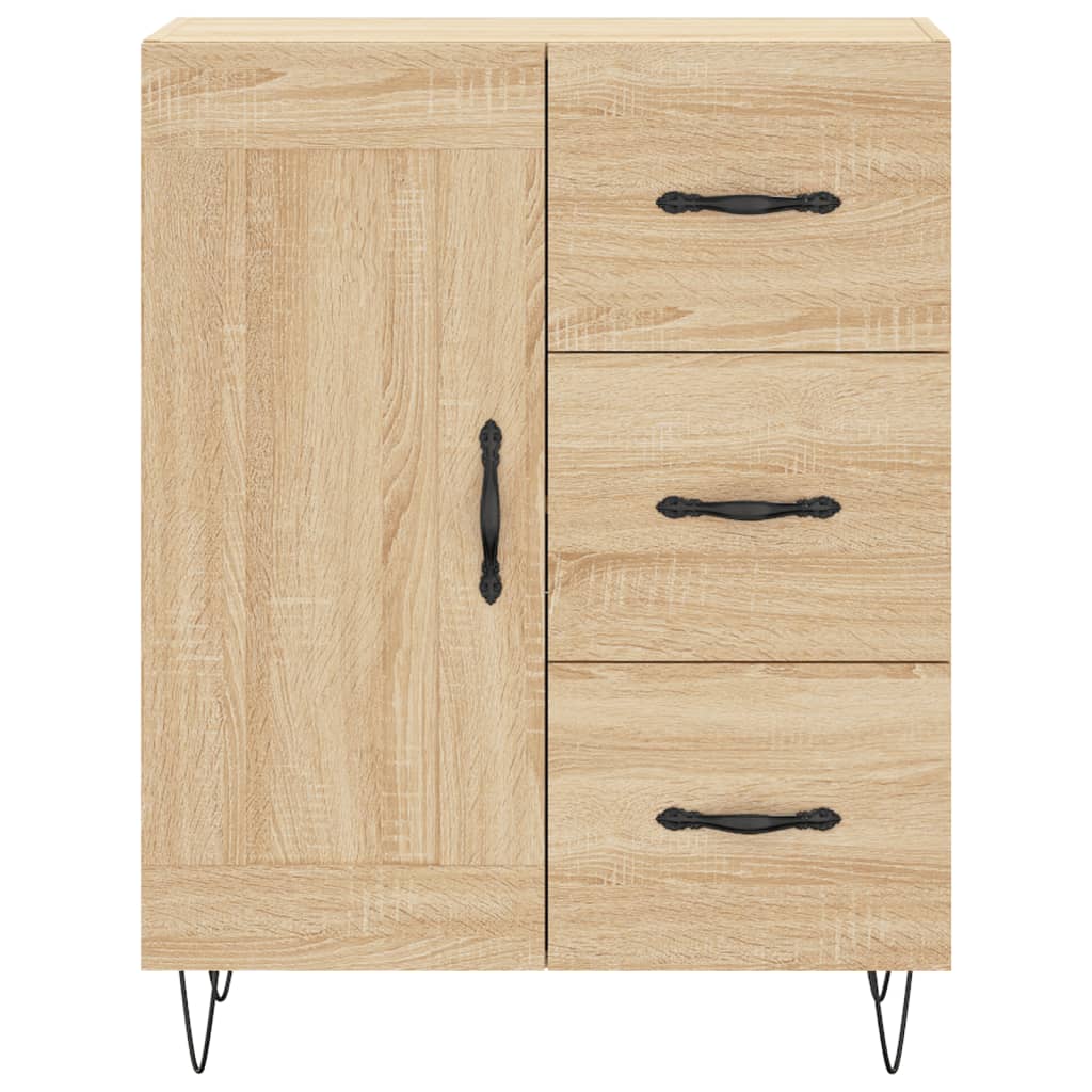 Image Buffet haut Chêne sonoma 69,5x34x180 cm Bois d'ingénierie | Xios Store SNC vidaXL Xios Store SNC