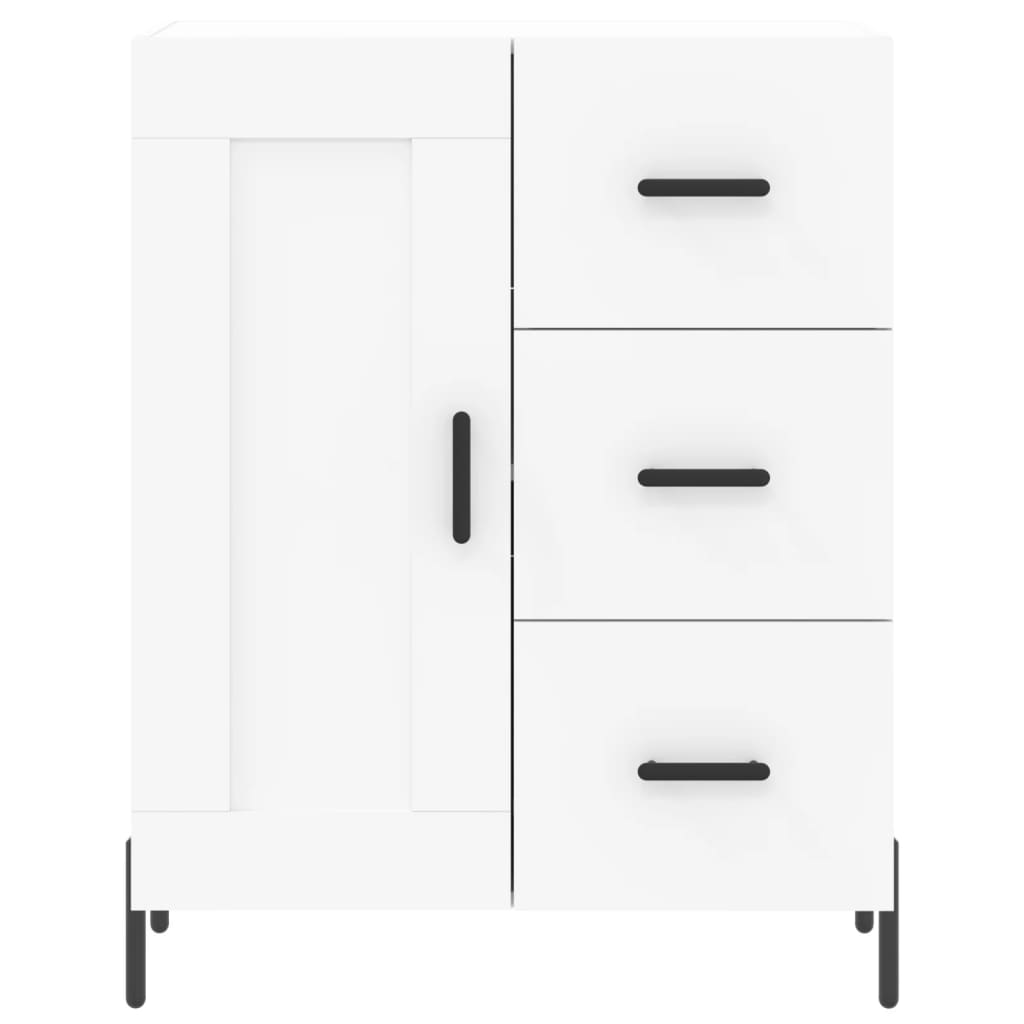 Image Buffet haut Blanc 69,5x34x180 cm Bois d'ingénierie | Xios Store SNC vidaXL Xios Store SNC