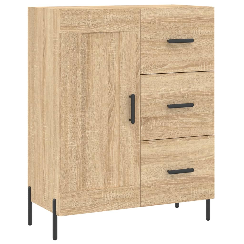 Image Buffet haut Chêne sonoma 69,5x34x180 cm Bois d'ingénierie | Xios Store SNC vidaXL Xios Store SNC