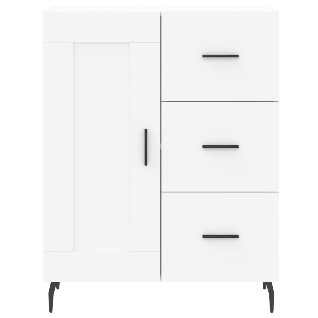 Image Buffet haut Blanc 69,5x34x180 cm Bois d'ingénierie | Xios Store SNC vidaXL Xios Store SNC