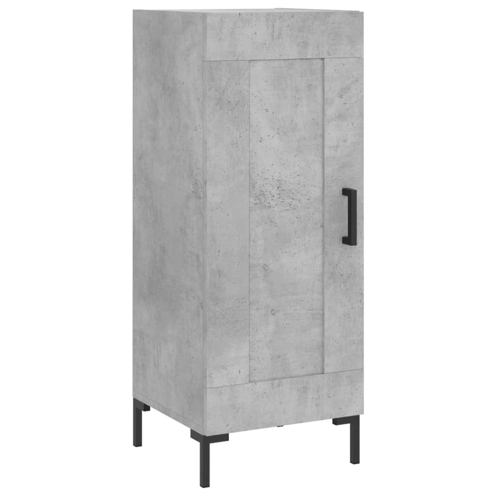 Image Buffet haut Gris béton 34,5x34x180 cm Bois d'ingénierie | Xios Store SNC vidaXL Xios Store SNC