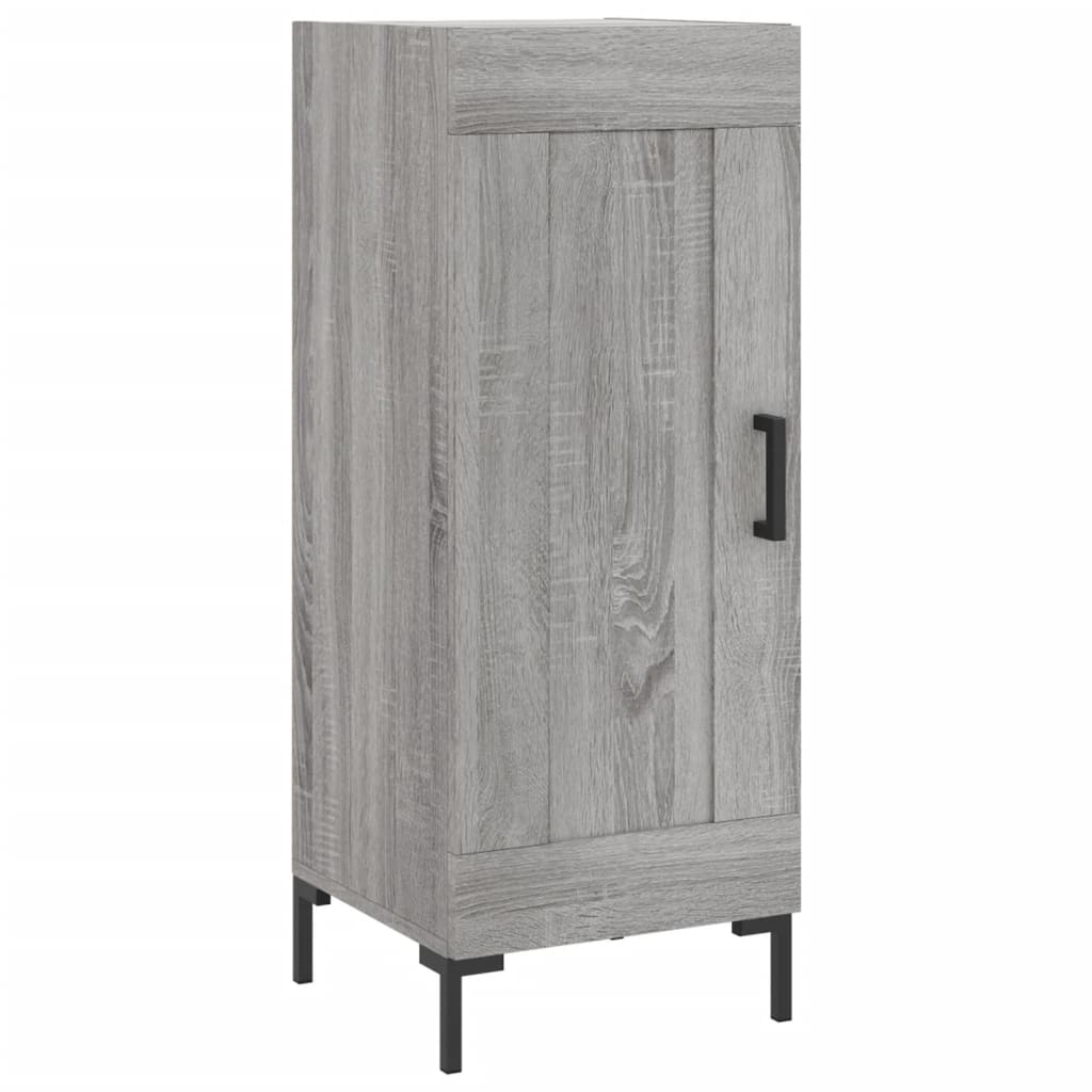 Image Buffet haut Sonoma gris 34,5x34x180 cm Bois d'ingénierie | Xios Store SNC vidaXL Xios Store SNC