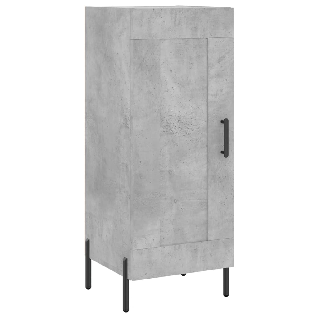 Image Buffet haut Gris béton 34,5x34x180 cm Bois d'ingénierie | Xios Store SNC vidaXL Xios Store SNC