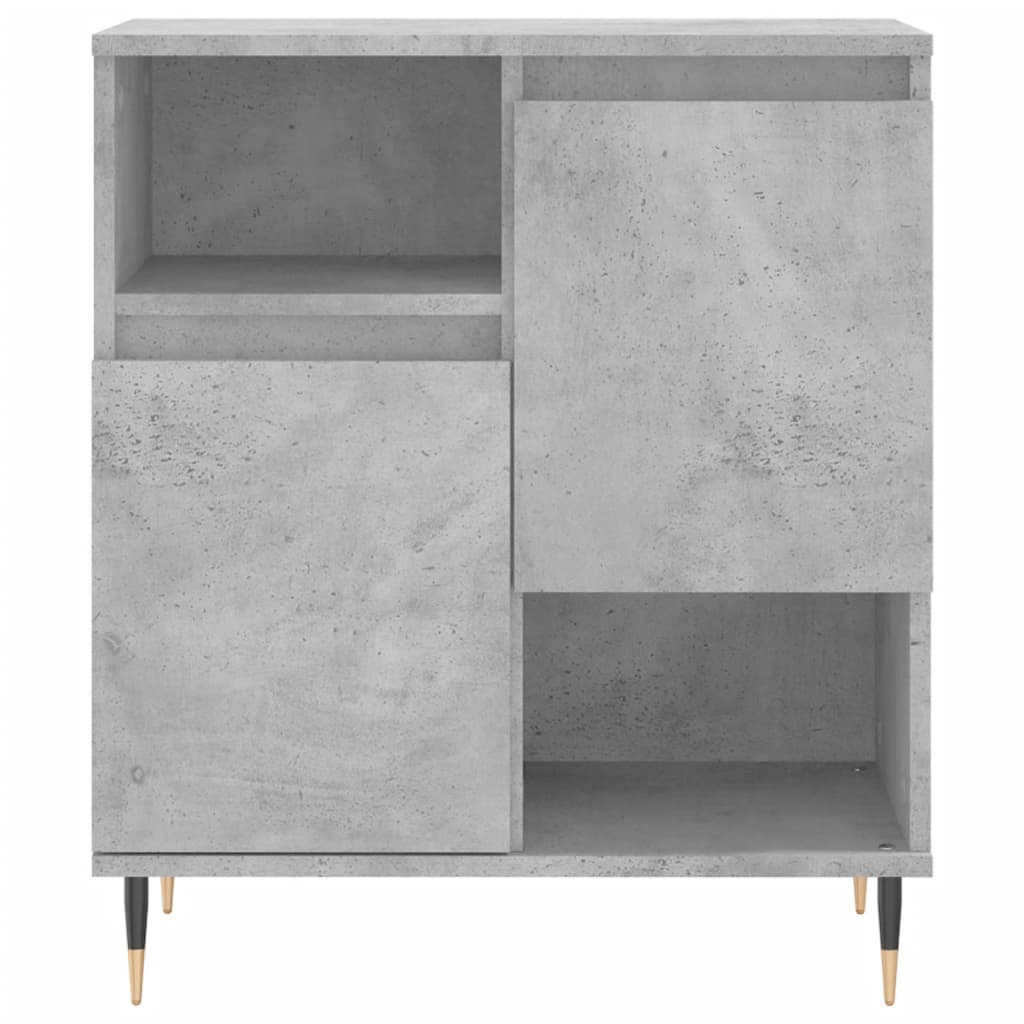 Image Buffets 2 pcs gris béton bois d'ingénierie | Xios Store SNC vidaXL Xios Store SNC