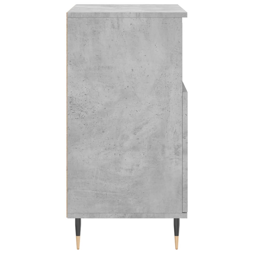 Image Buffets 2 pcs gris béton bois d'ingénierie | Xios Store SNC vidaXL Xios Store SNC