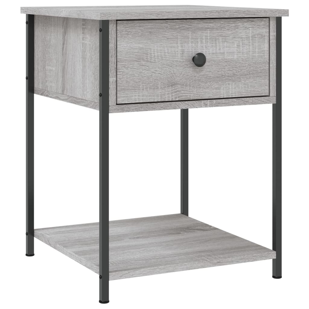 Table de chevet sonoma gris 44x45x58 cm bois d'ingénierie Tables de chevet vidaXL   