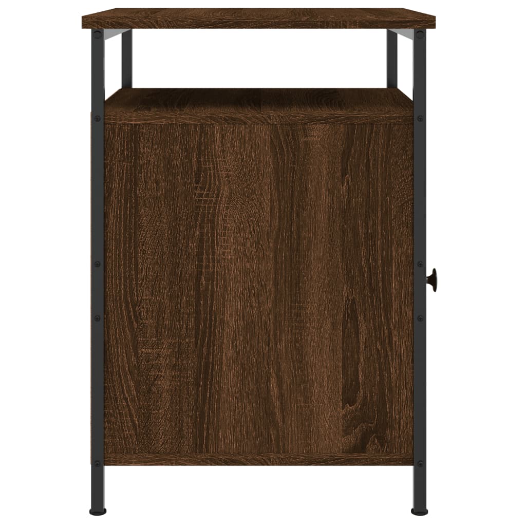 Table de chevet chêne marron 40x42x60 cm bois d'ingénierie Tables de chevet vidaXL   