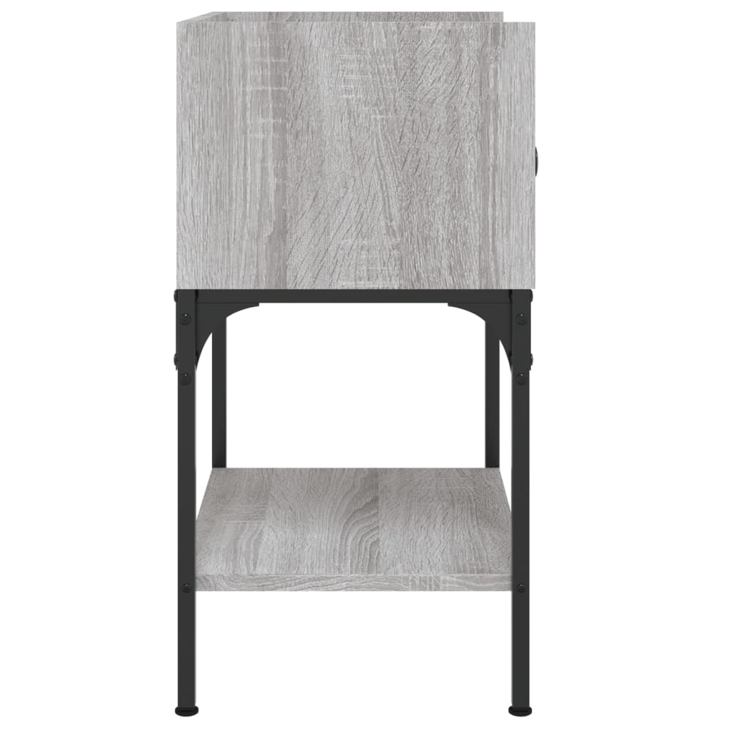 Tables de chevet 2 pcs sonoma gris 40,5x31x60 cm Tables de chevet vidaXL   