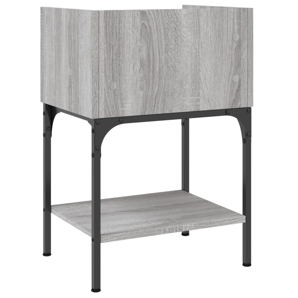 Tables de chevet 2 pcs sonoma gris 40,5x31x60 cm Tables de chevet vidaXL   