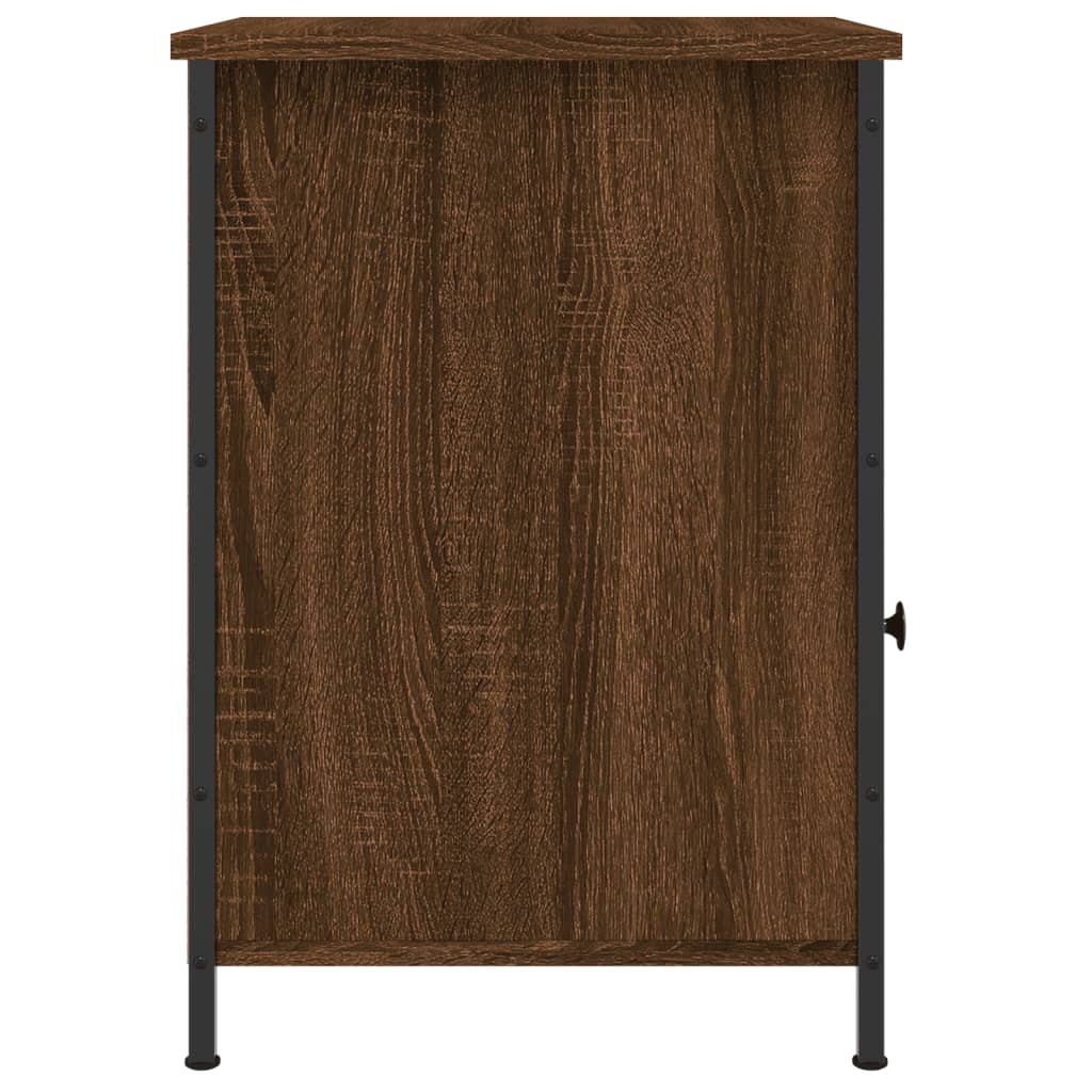 Table de chevet chêne marron 40x42x60 cm bois d'ingénierie Tables de chevet vidaXL   