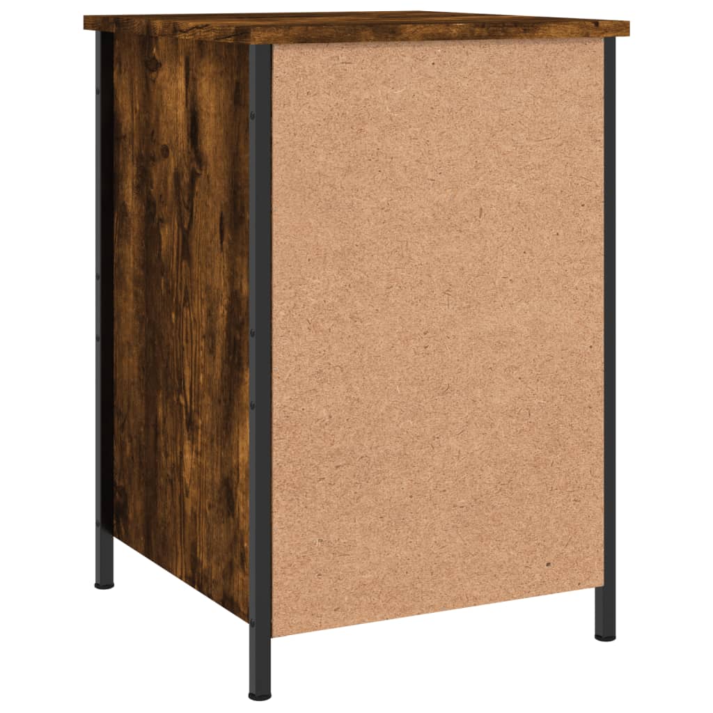 Table de chevet chêne fumé 40x42x60 cm bois d'ingénierie Tables de chevet vidaXL   