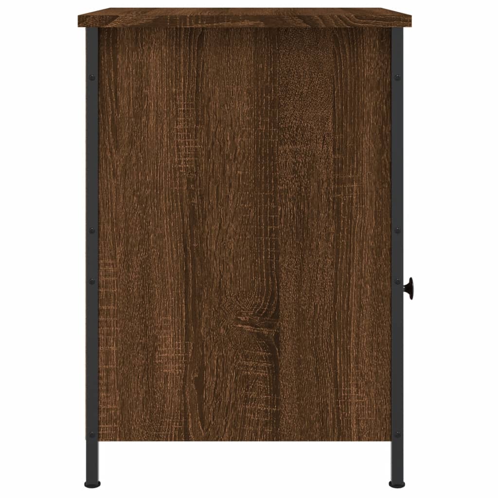 Table de chevet chêne marron 40x42x60 cm bois d'ingénierie Tables de chevet vidaXL   