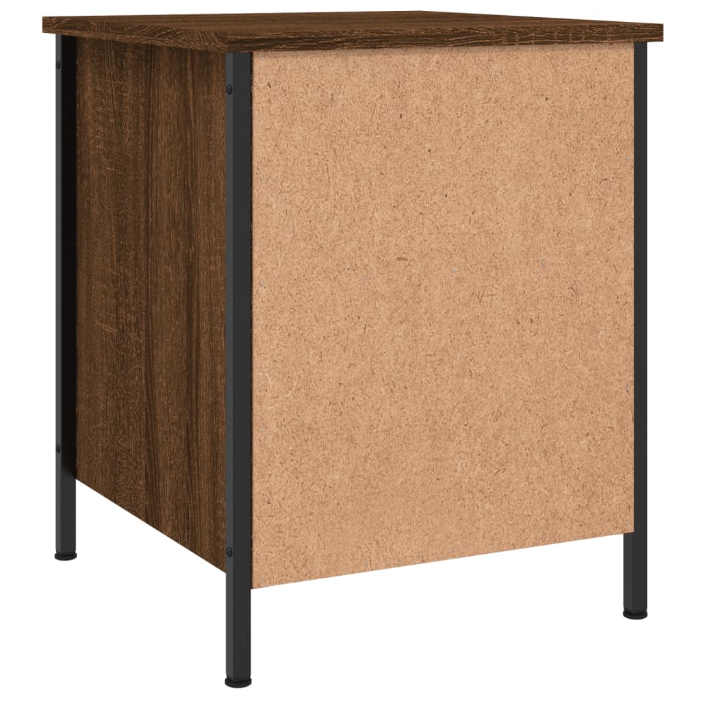 Tables de chevet 2pcs chêne marron 40x42x50cm bois d'ingénierie Tables de chevet vidaXL   