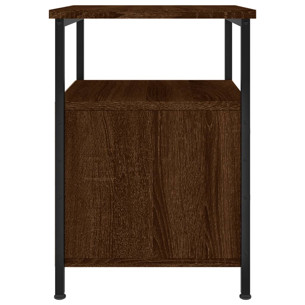 Tables de chevet 2pcs chêne marron 34x35,5x50cm bois ingénierie Tables de chevet vidaXL   