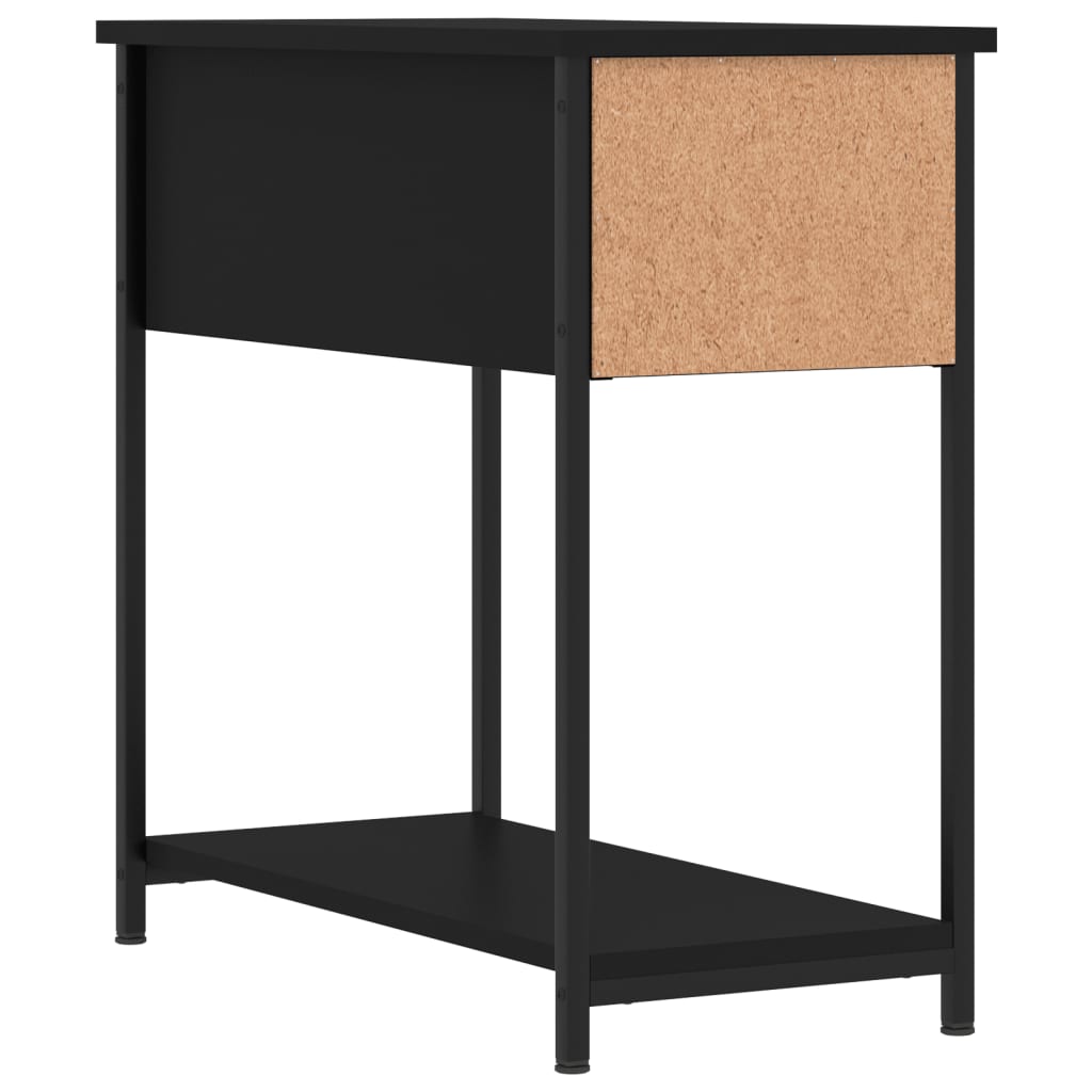 Tables de chevet 2 pcs noir 30x60x60 cm bois d’ingénierie Tables de chevet vidaXL   