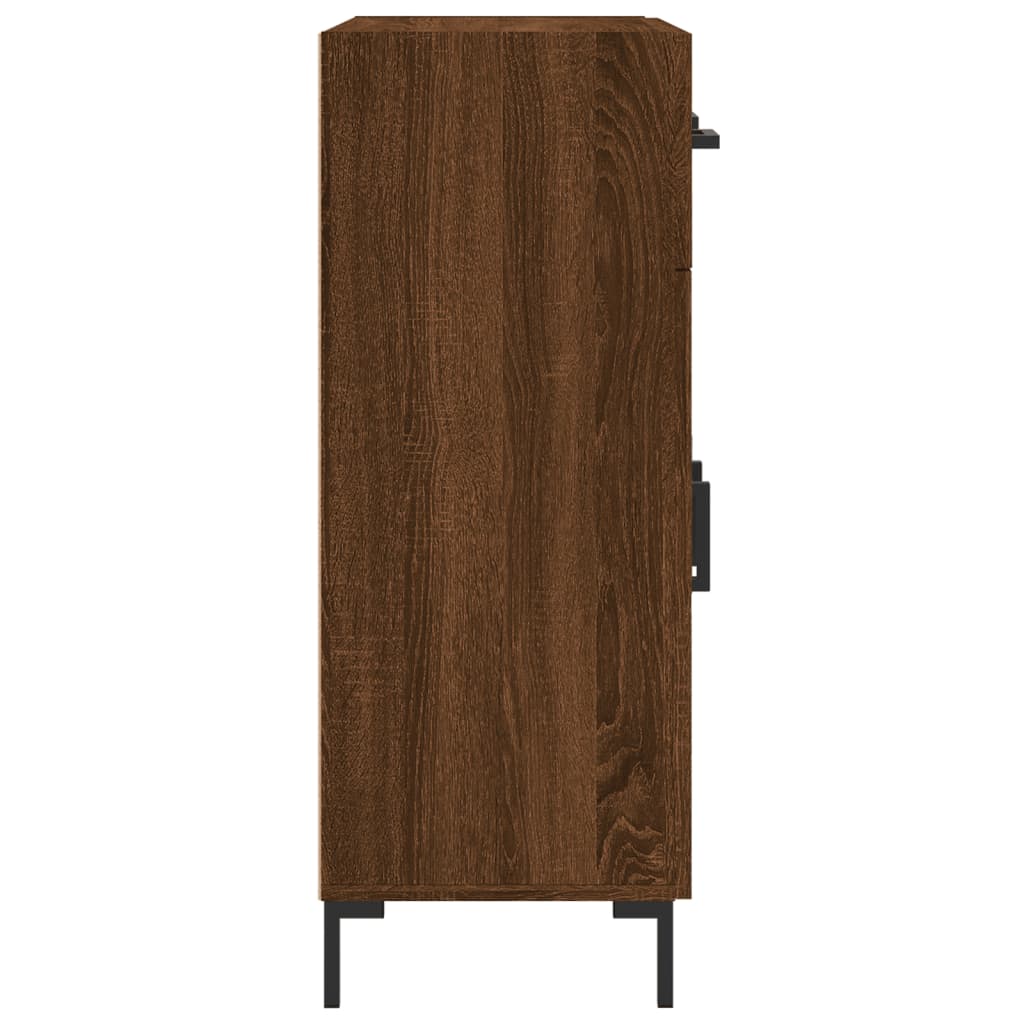 Buffet chêne marron 69,5x34x90 cm bois d'ingénierie - Xios Store SNC