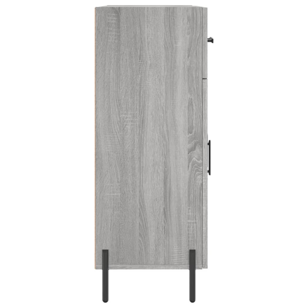 Buffet sonoma gris 69,5x34x90 cm bois d'ingénierie - Xios Store SNC