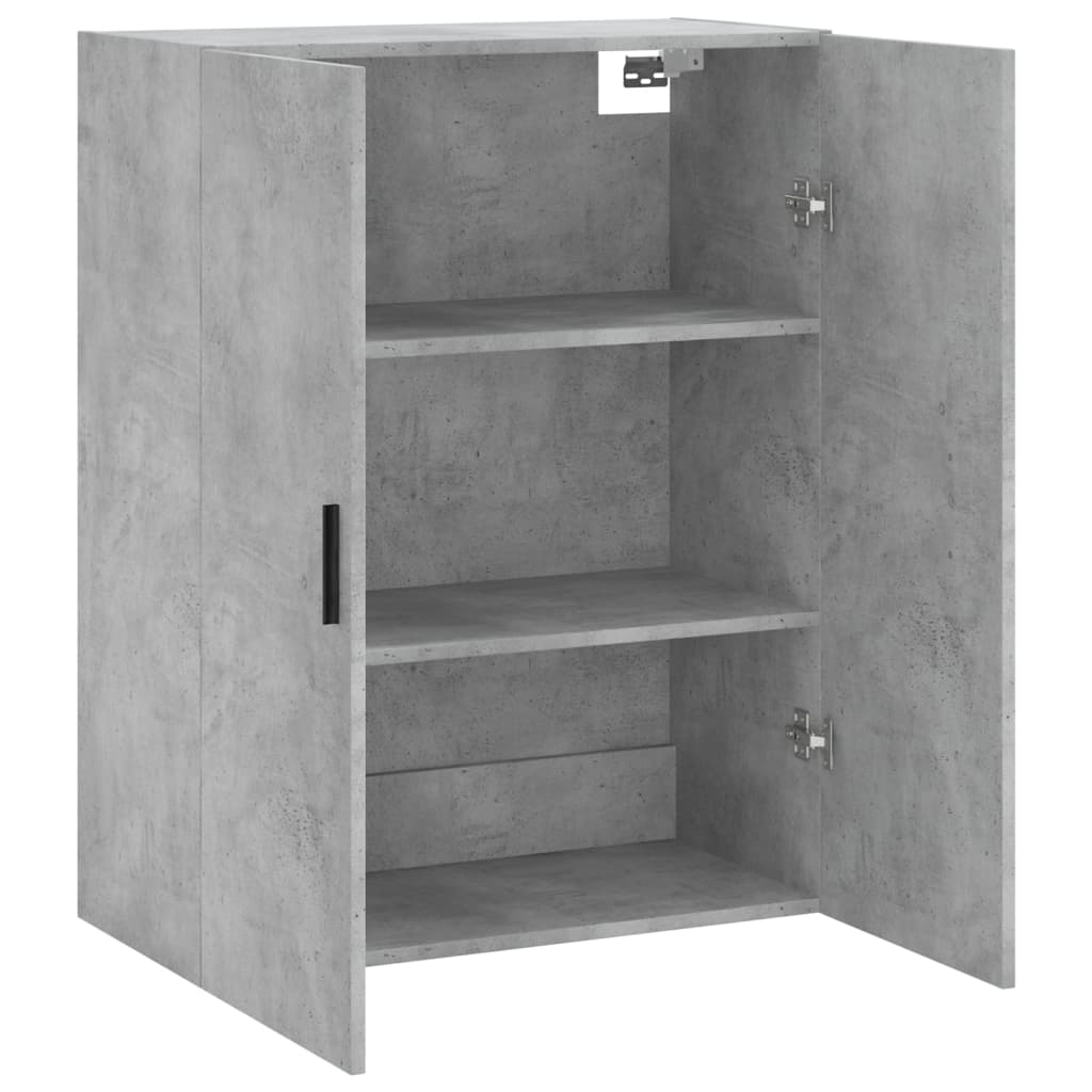 Armoire murale gris béton 69,5x34x90 cm, Xios Store SNC