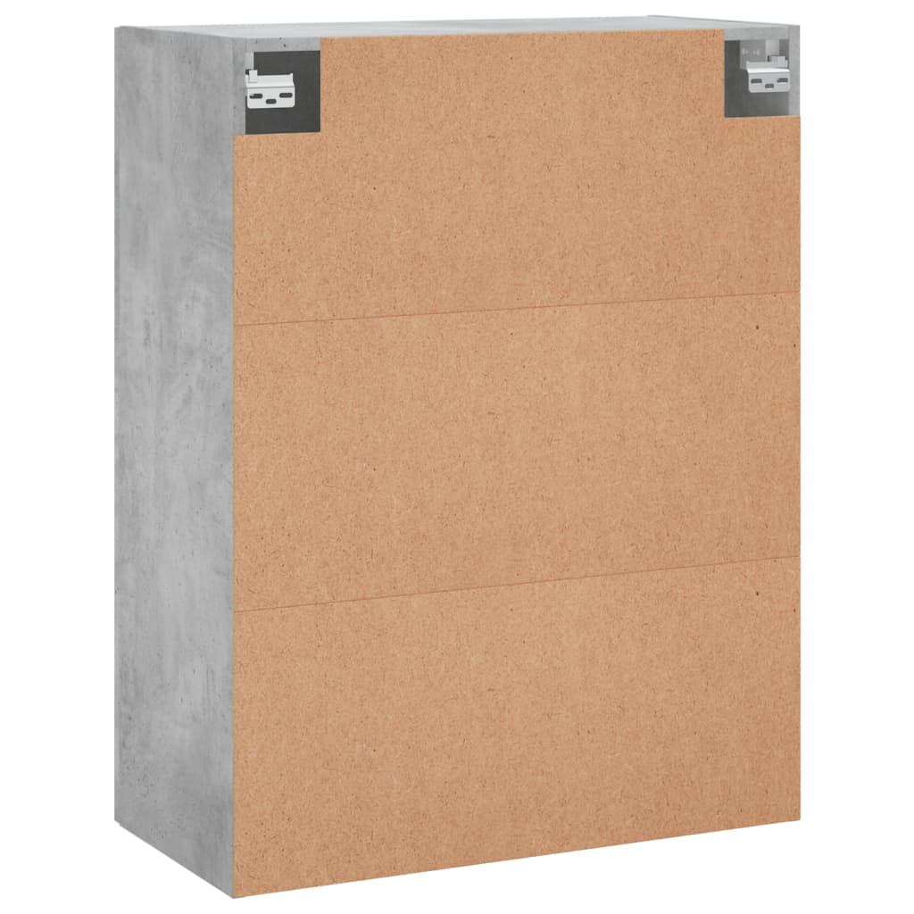 Armoire murale gris béton 69,5x34x90 cm, Xios Store SNC