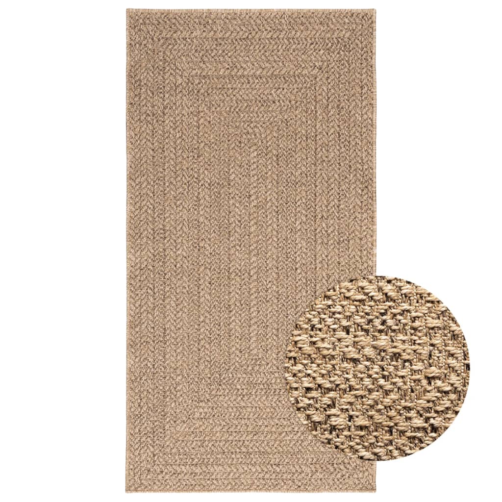 Tapis 80x150 cm aspect jute intérieur et extérieur Tapis vidaXL