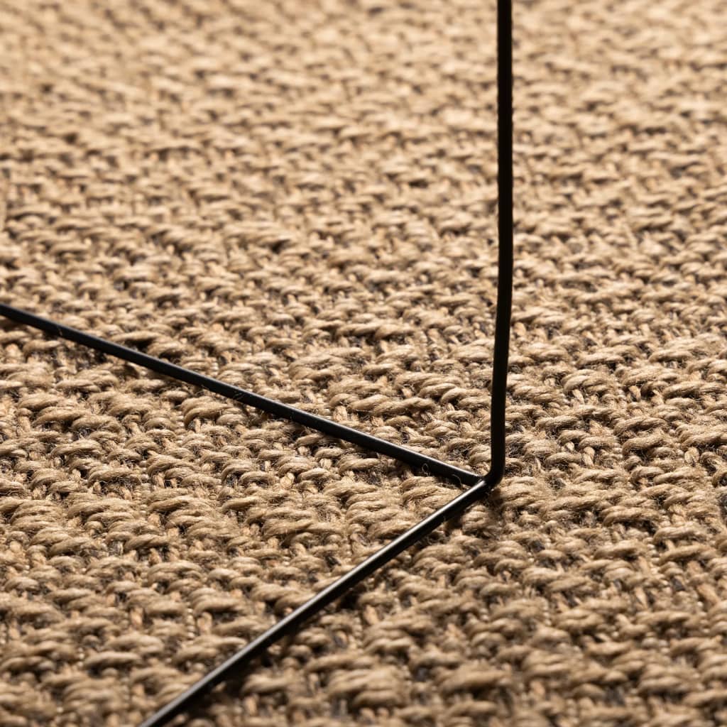 Tapis 140x200 cm aspect jute intérieur et extérieur Tapis vidaXL