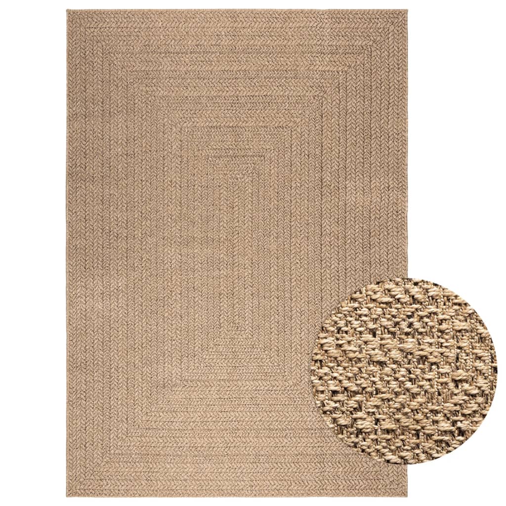 Tapis 160x230 cm aspect jute intérieur et extérieur Tapis vidaXL