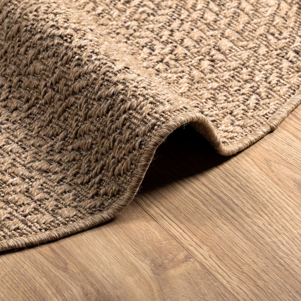 Tapis 160 cm aspect jute intérieur et extérieur Tapis vidaXL