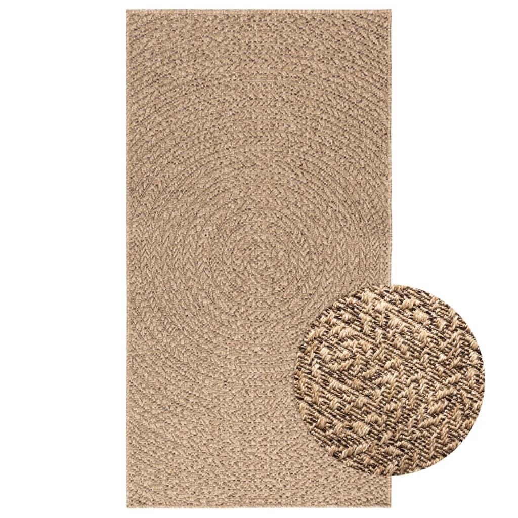 Tapis 80x150 cm aspect jute intérieur et extérieur Tapis vidaXL